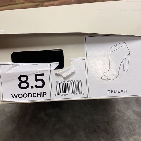 Banana Republic Delilah Tan Open Toe Ankle Bootie Size 8.5 - Picture 14 of 15